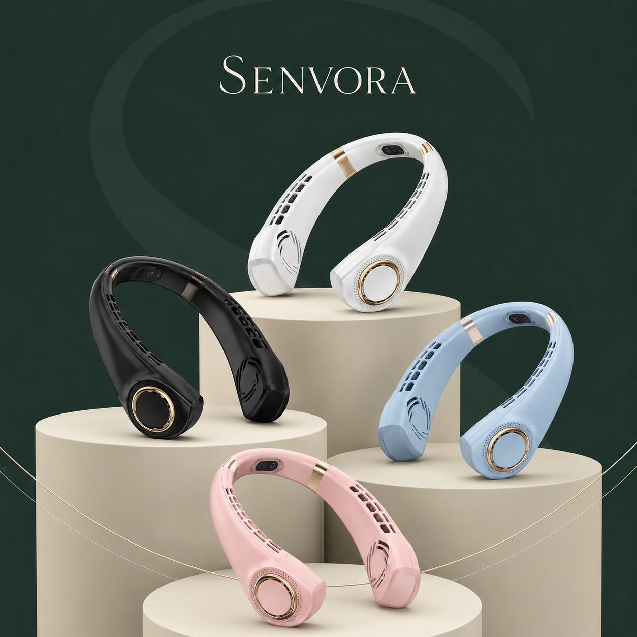 Senvora AirHalo Wearable Neck Fan