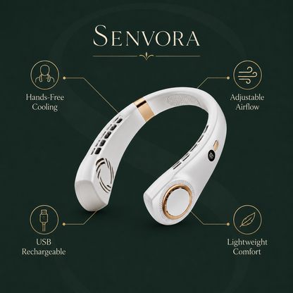 Senvora AirHalo Wearable Neck Fan