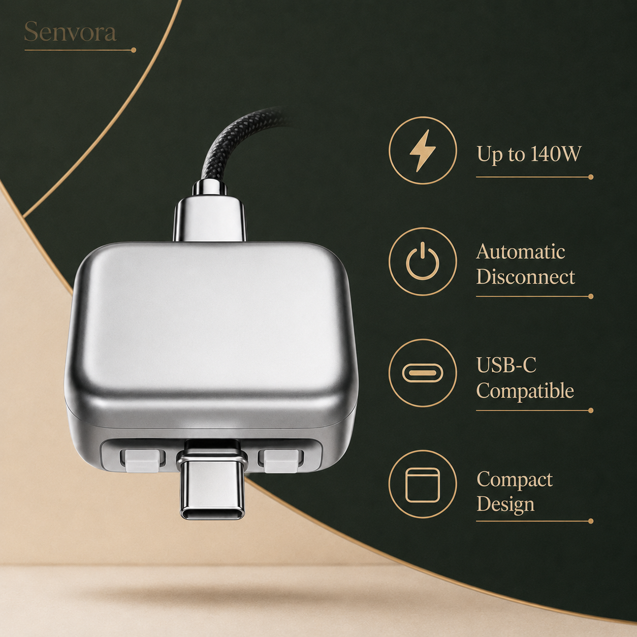 Senvora ChargeGuard Auto-Disconnect Adapter