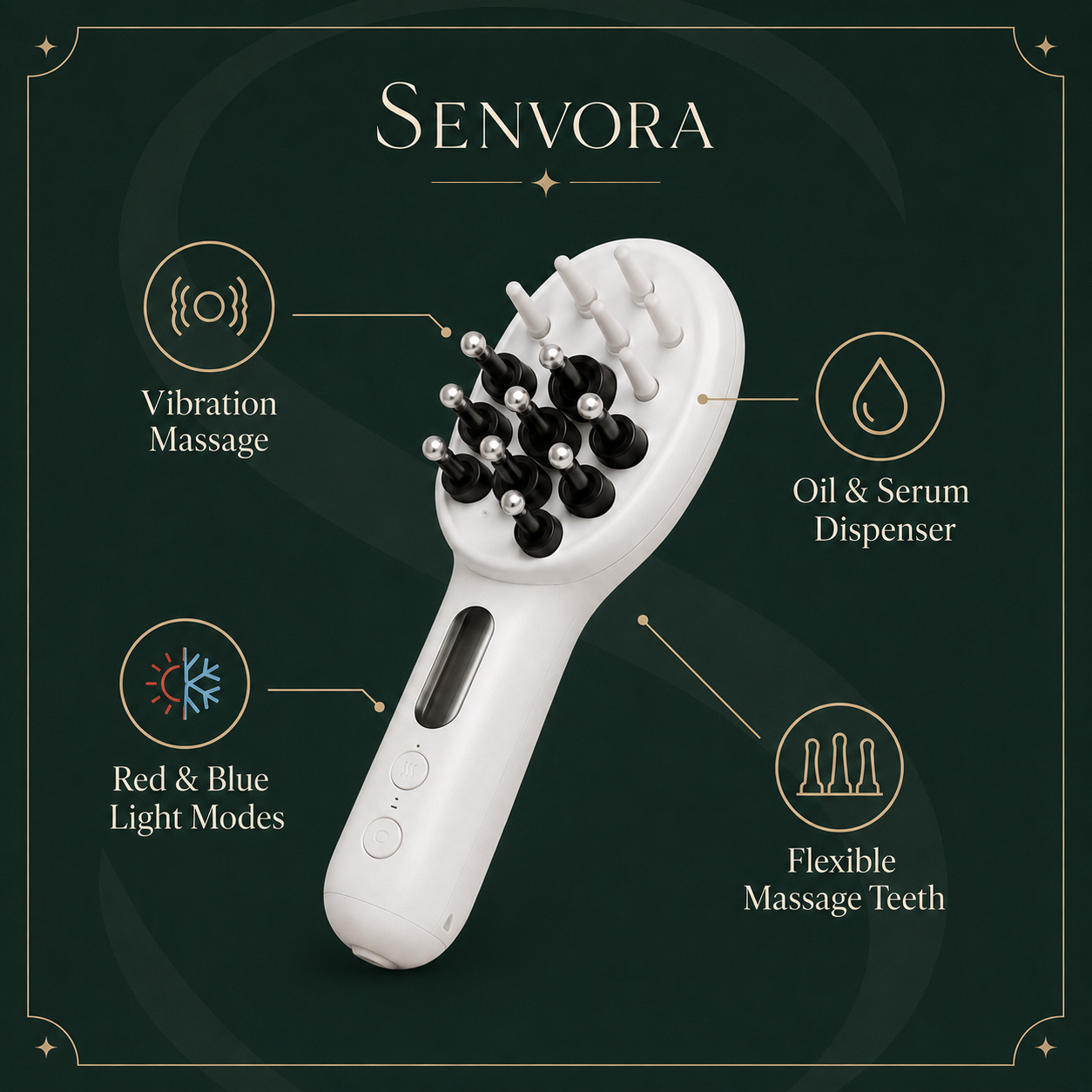 Senvora RootFlow Scalp Care Comb