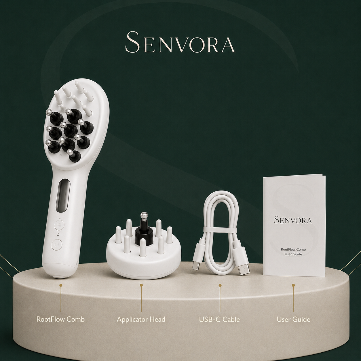 Senvora RootFlow Scalp Care Comb