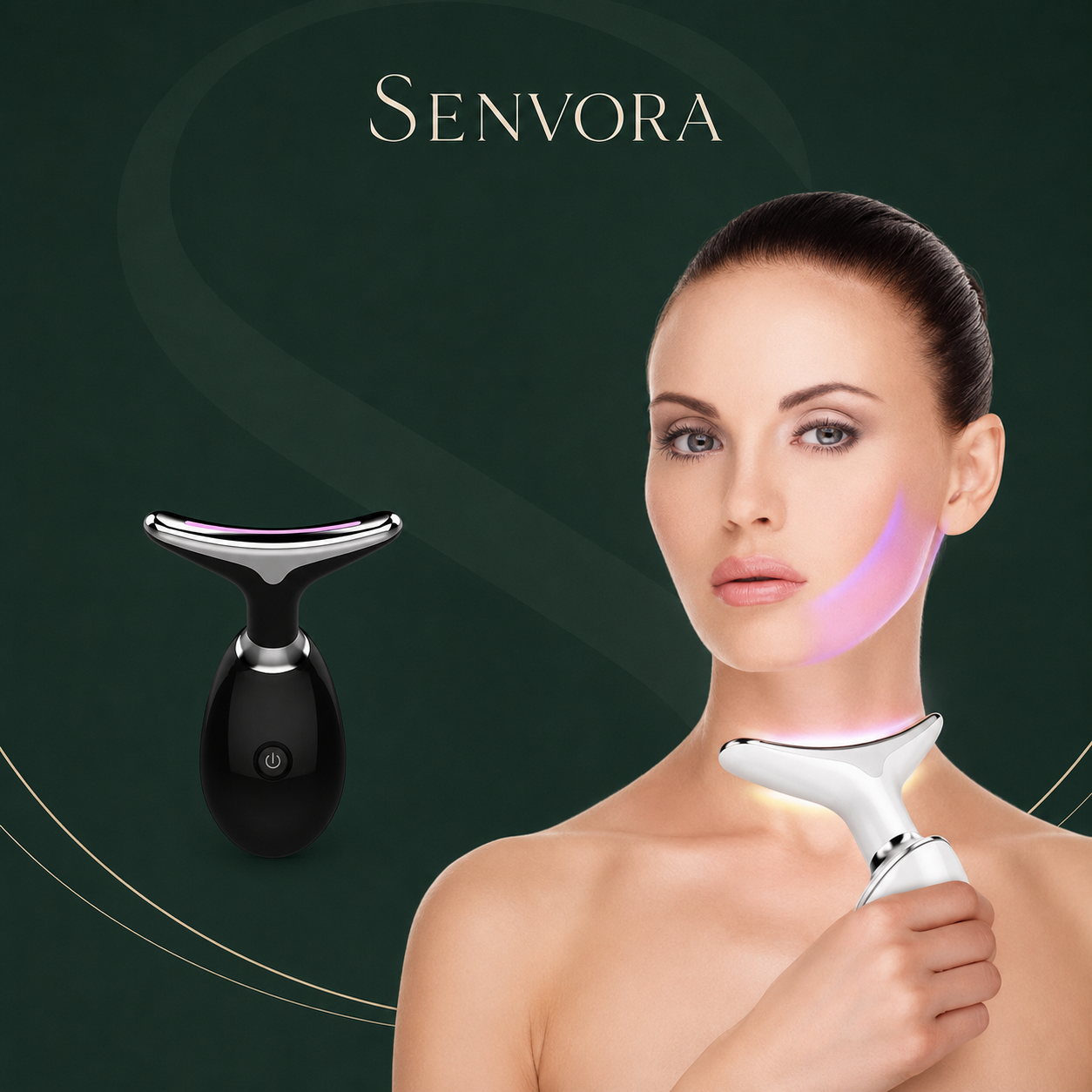 Senvora SculptGlow Face & Neck Massager