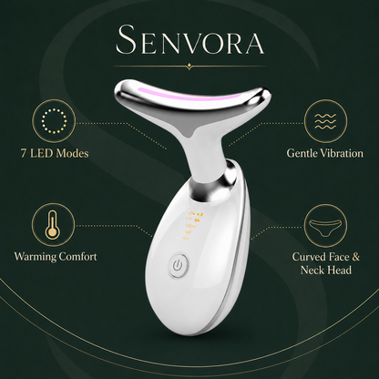 Senvora SculptGlow Face & Neck Massager