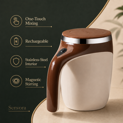 Senvora WhirlMix Self-Stirring Mug