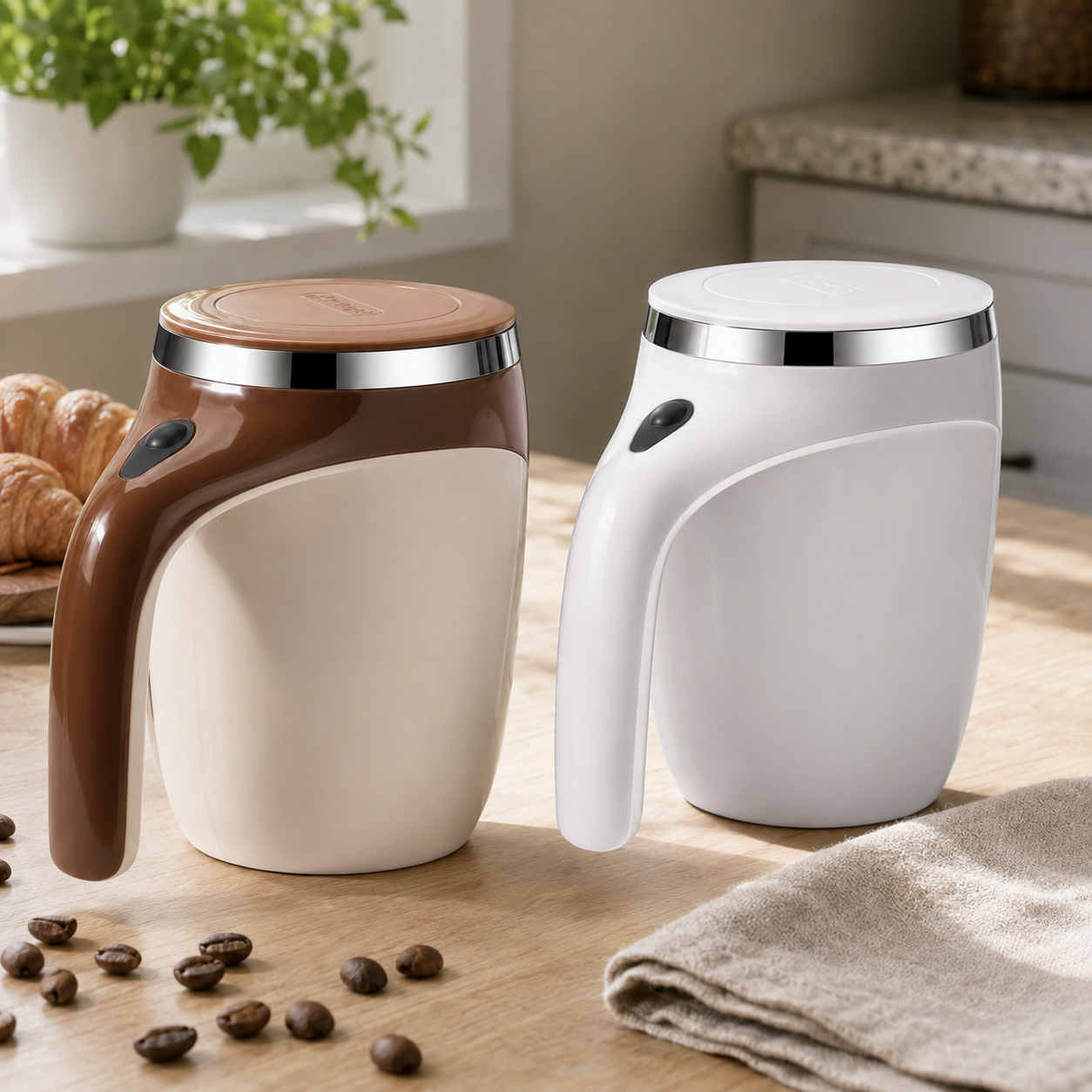 Senvora WhirlMix Self-Stirring Mug
